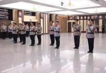 Polri Laksanakan Sertijab Irwasum dan Empat Kapolda di Rupattama Mabes Polri