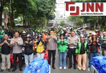 Kapolda Metro Jaya Ajak Pengemudi Ojol Utamakan Kesehatan dan Keselamatan
